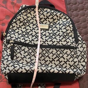 Tommy Hilfiger Logo Patterned Women's Small Backpack